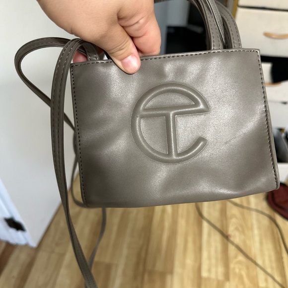 Telfar small shopping bag in grey - Picture 2 of 6